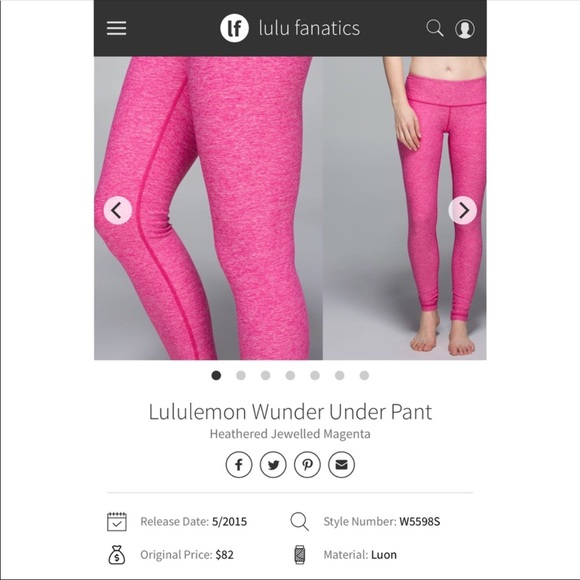 Lululemon wonder under pants - Picture 4 of 5